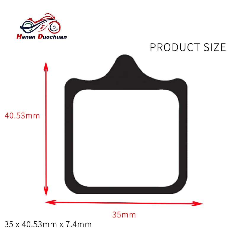 brake pads size