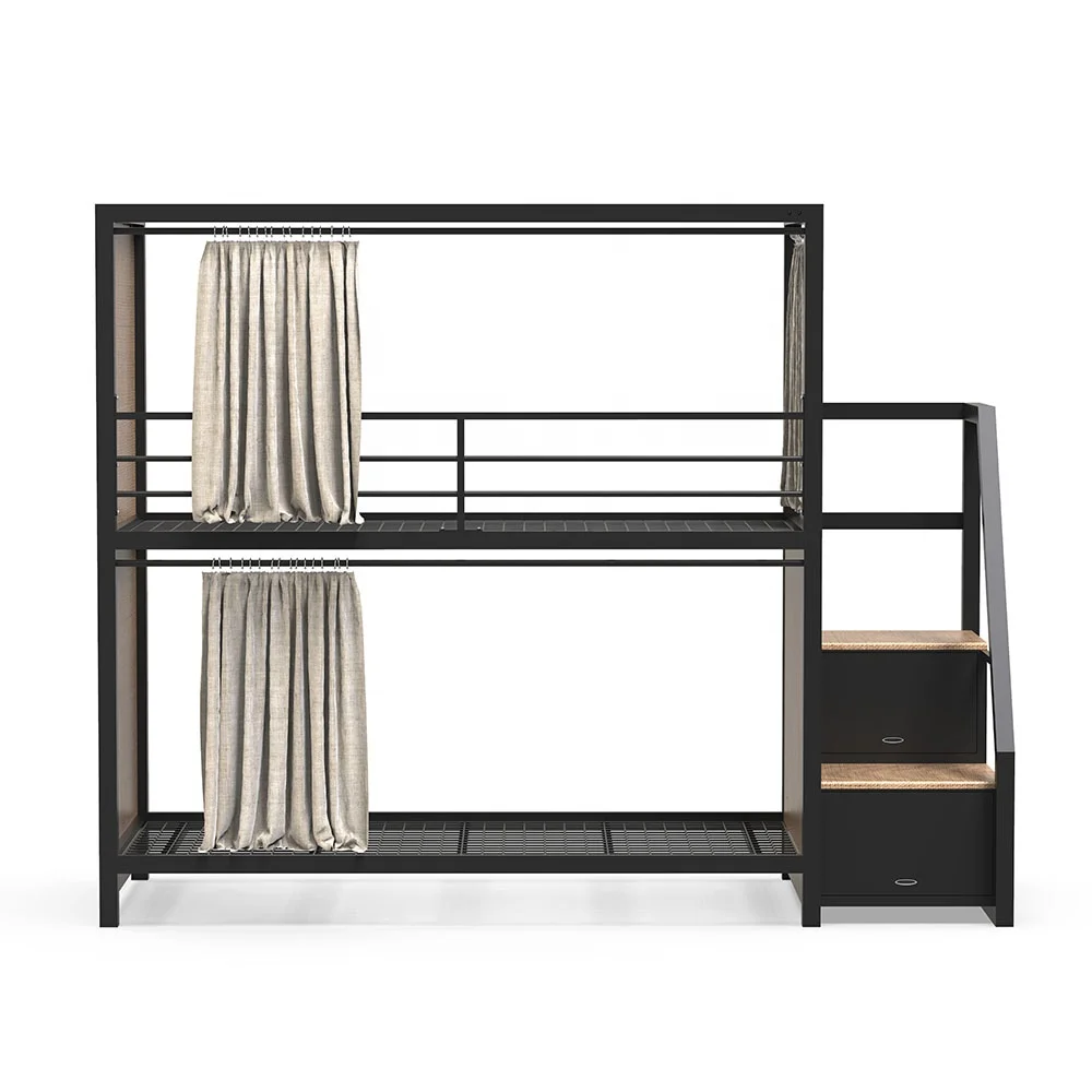 Adult Capsule Bunk Bed For Hostels Steel Metal School Student Dorm Bunk
