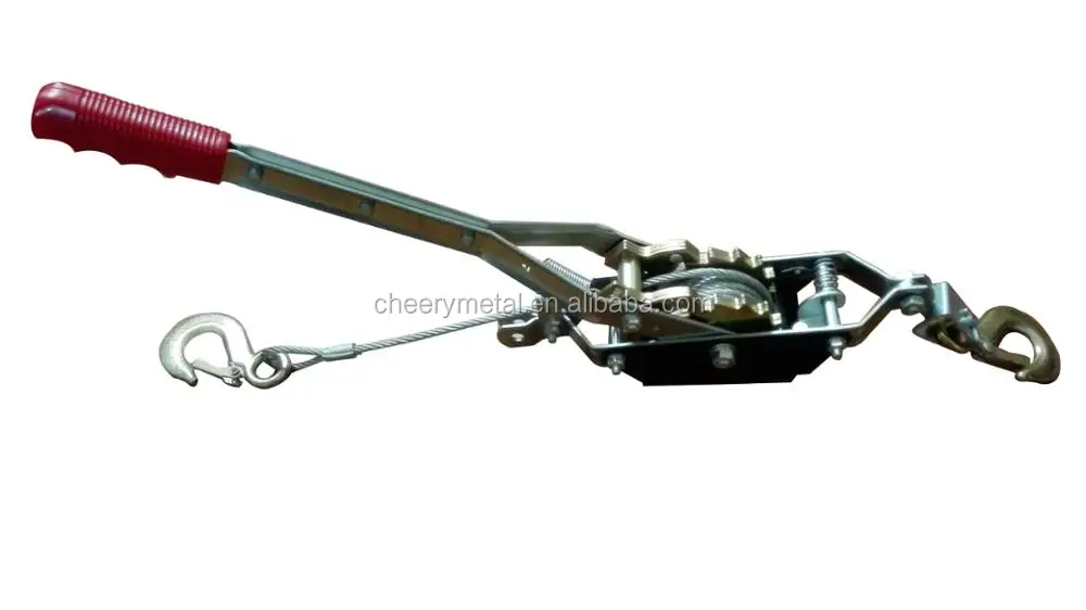 1 Ton Wire Rope Winch Puller With Double Gears And Single Line Buy