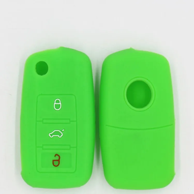
2019 Hot selling soft auto car key silicone case with full cover for vw 