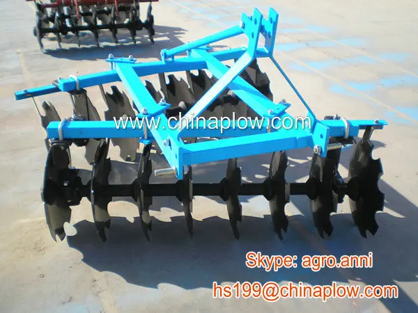 Farm disc harrow with small tractor 3-point disc harrows