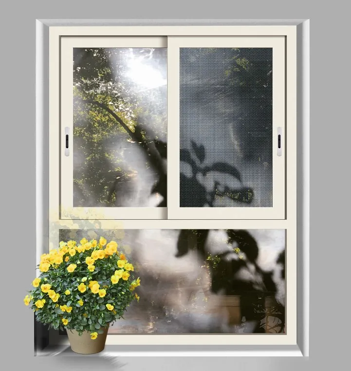 铝玻璃推拉窗设计粉末涂层门窗与格栅