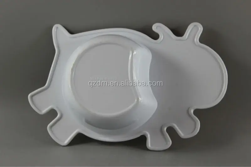 Dog Shaped Melamine Dinner Bowl For Kids
