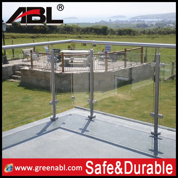 escalator stainless steel glass balcony balustrade escalator