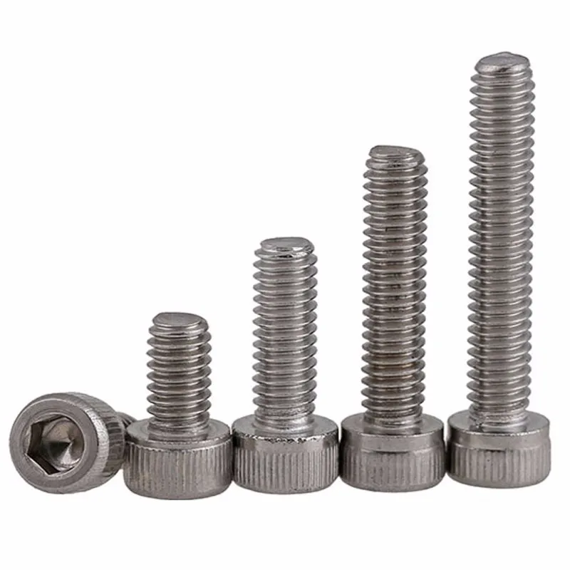 Stainless Steel Hex Socket Fillister Head Machine Screw Din912 - Buy ...