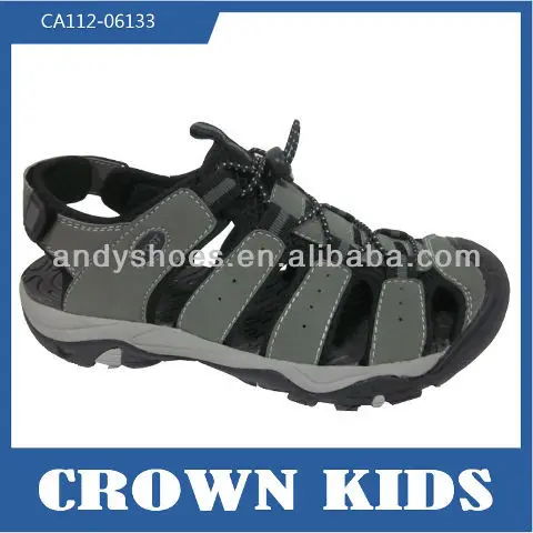 New design cheap outdoor lightweight summer men leather sandals