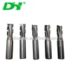 material one flute cnc router end mill bits diamond power carving tool sprial cutter for wood