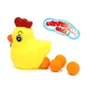 Long range funny foam squish toy egg laying hen soft bullet ball gun toy for child
