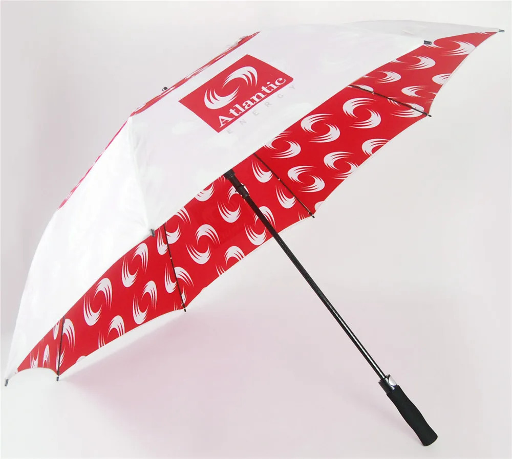 Standard Umbrella Specification Auto Open Rubber Coated Handle Golf