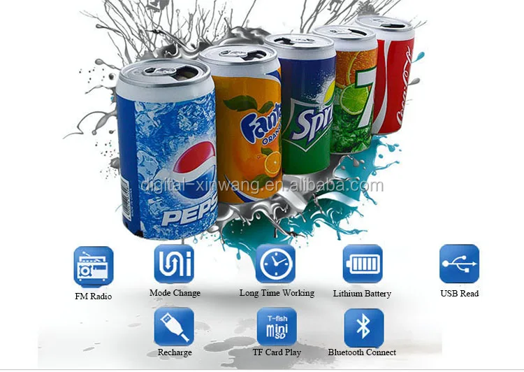 best selling can Pepsi subwoofer with high acoustic unique for Coco Cola speaker - ANKUX.COM
