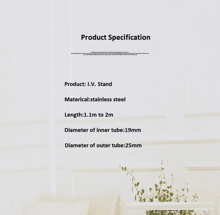 Hospital Drip Stand IV Stand Infusion Pole from China