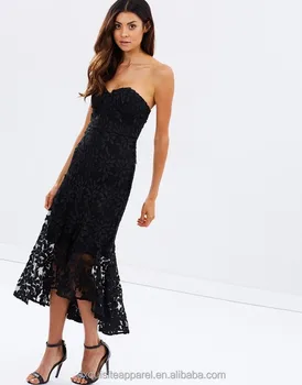 Black Net One Piece Dress 7f67b8