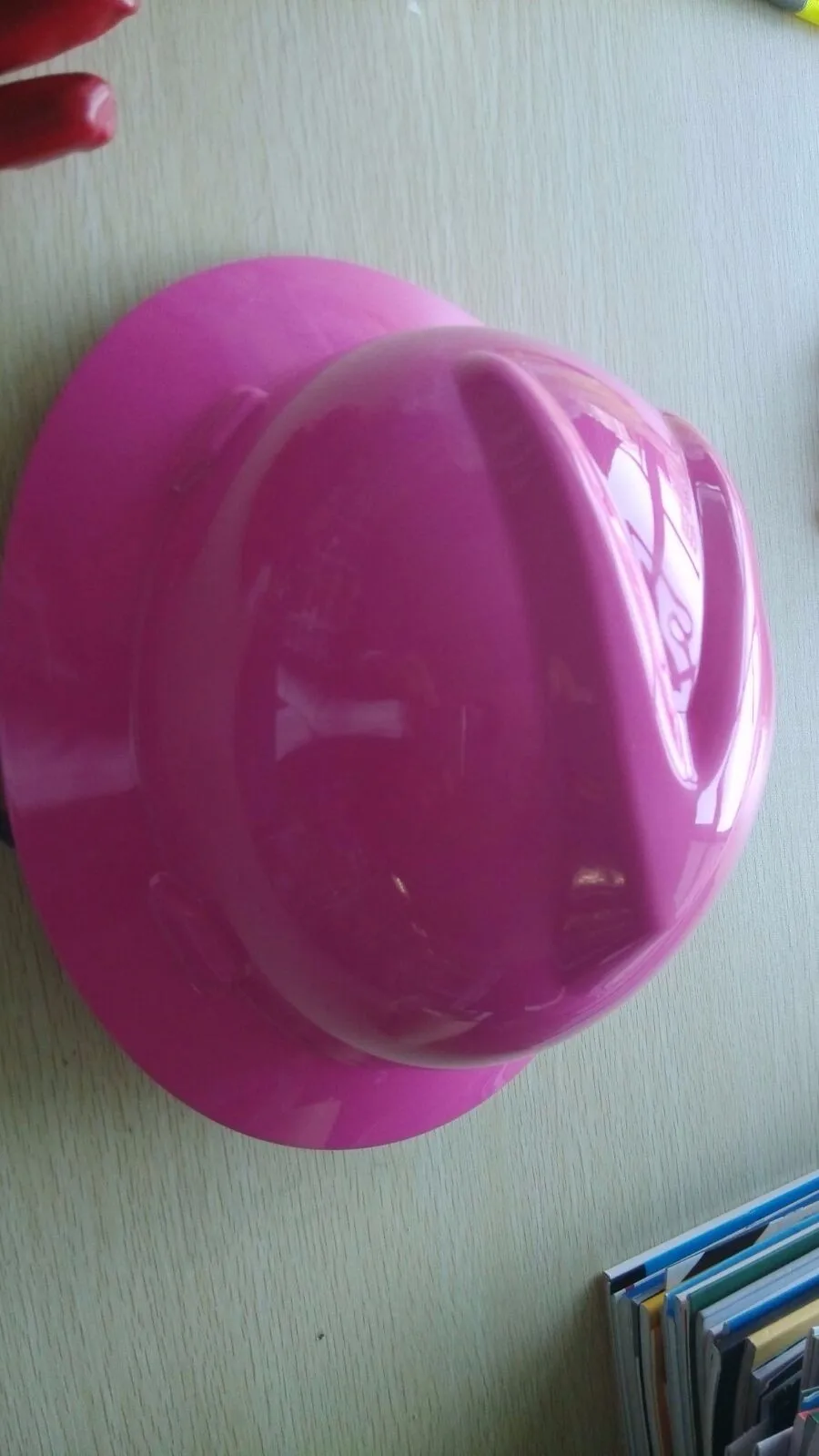 purple hard hat full brim