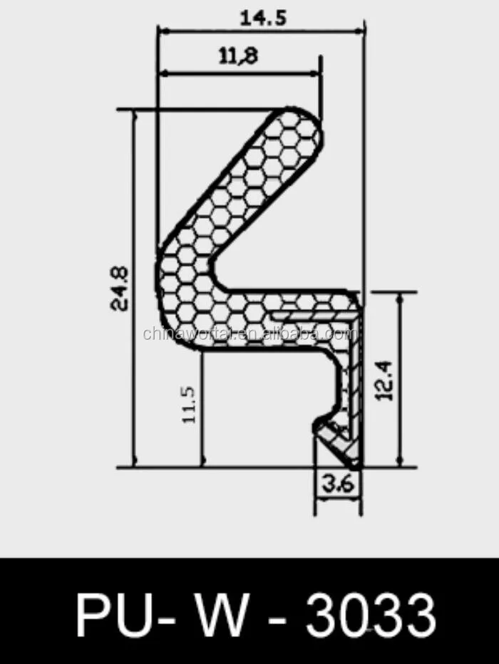 Polyurethane Foam Kerf Seal For Windows And Doors Buy Polyurethane