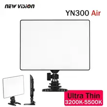 YONGNUO YN300 Air Ultra Thin On Camera Led Video Light Pad Panel for Canon Nikon Sony Panasonic DSLR Camcorder