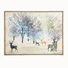 High Quality Custom Wood Fhoto Frame European Mural Painting Sofa Background Living Room Decoration
