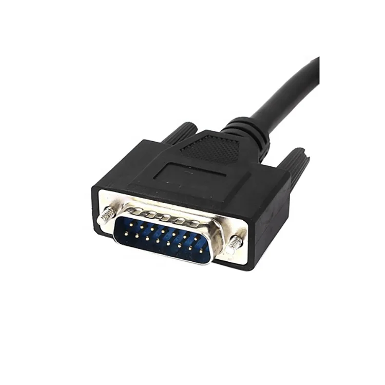 90 Degree Three Rows Hd26 Db26 Male To D-sub15 Pin Db15 Serial Cable ...