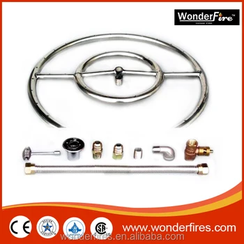 6 12 18 24 30 36 Stainless Steel Fire Pit Burner Ring Kit Natural Gas View Fire Rings Fire Burners Firepit Rings Firepit Burners Wonders Product Details From Dongguan Ule Cooker Outdoor Leisure