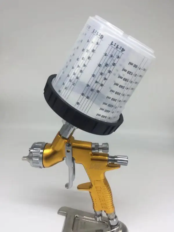 Disposable Paint Cup With Outer Cup,Rims,Lid And Disposable Inner Cup