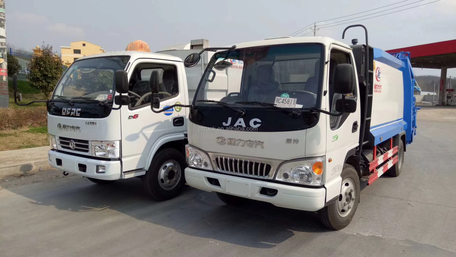 Hot Selling Jac Recycling Waste Compactor Truck Trash Compactor Trucks