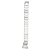 Height adjustable computer plastic black vertical desk mounted cable management