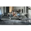 Modern style living room furniture leather sofa