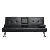 Cheap leather multifunctional cum folding sofa bed with arms