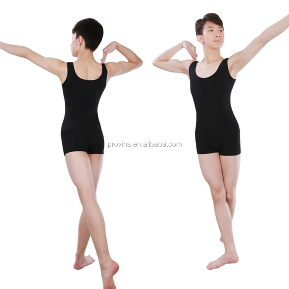 Boys Cotton Lycra Tanks Dance Unitard With Shorts Buy Dance Unitard