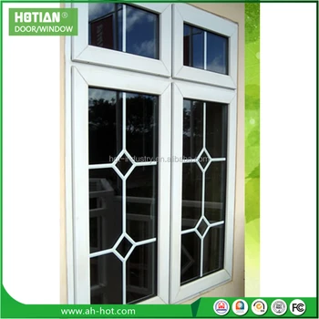 French Style Upvc Window Grills Design For Sliding Windows Safety