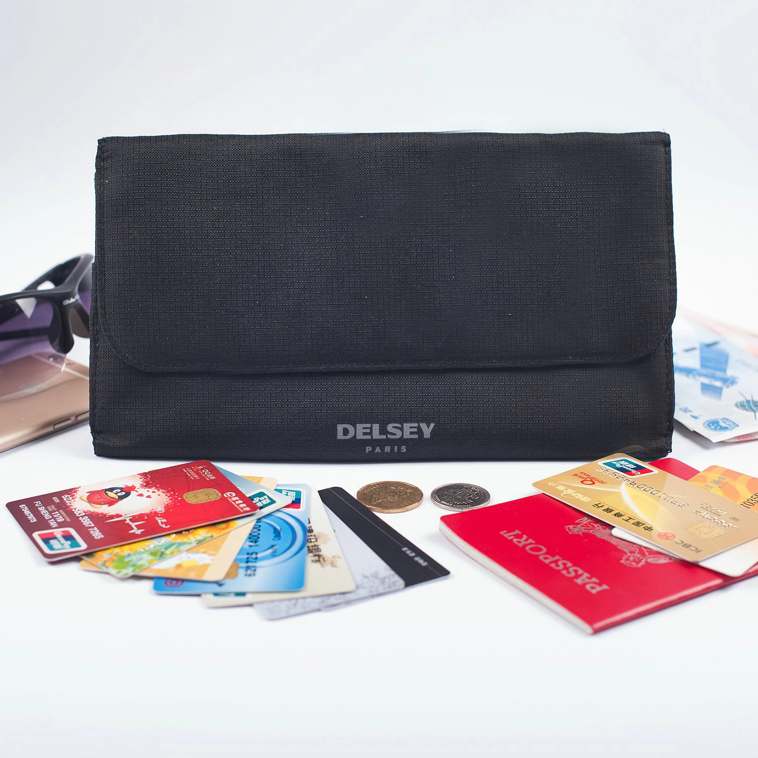 2019 Travel Wallet Passport Bag Men's Polyester Travel Ticket Holder