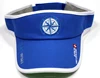 Customized embroidery air mesh binding blue cap sun visor