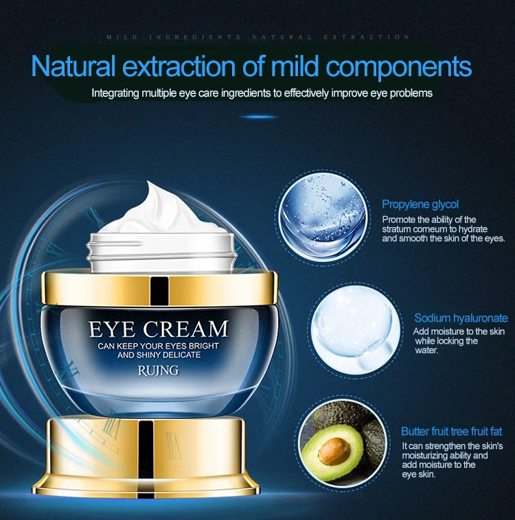 OEM The Most Effective remover wrinkle Firming Eye Cream for dark circle and dryness