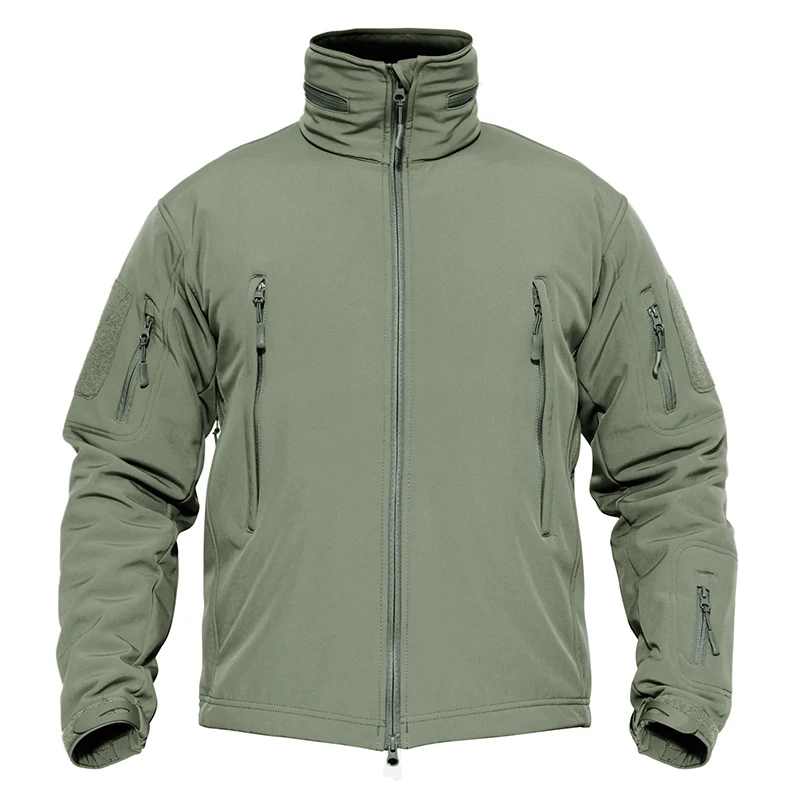 New Winter Outdoor Waterproof Windproof Hiking Tactical Fleece Jacket 