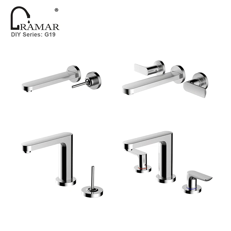 China Wholesale Stainless Steel Brass Faucet Hardware Set Hotel Bathroom Fixture