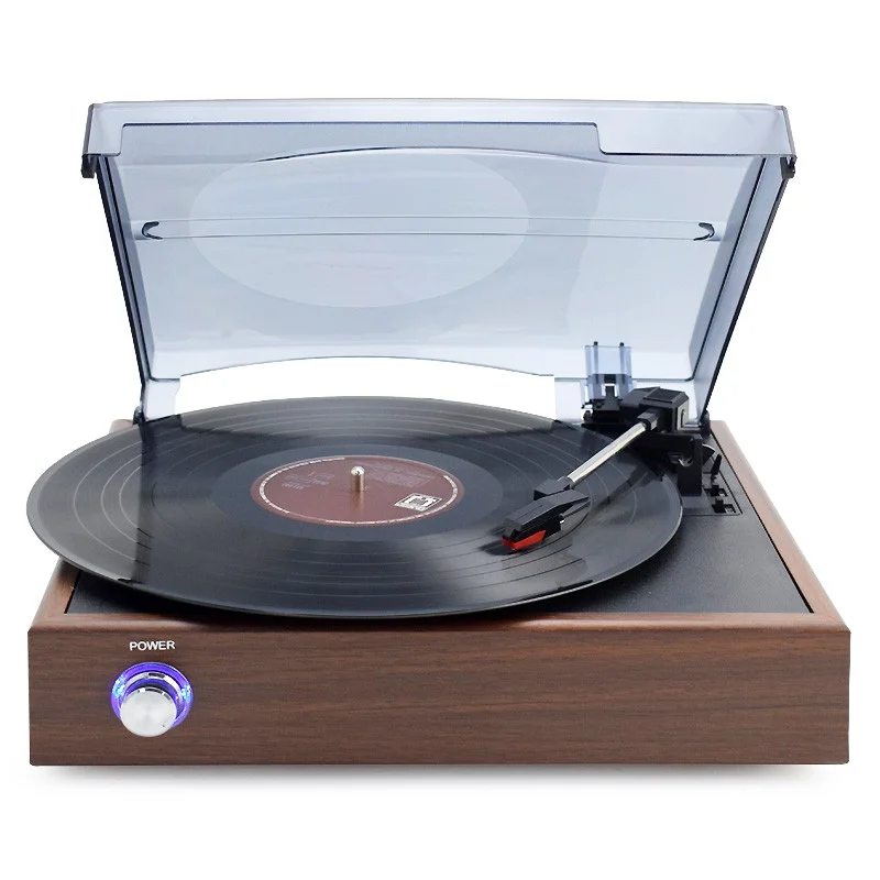 2019 hot selling retro wooden gramophone record player vinyl
