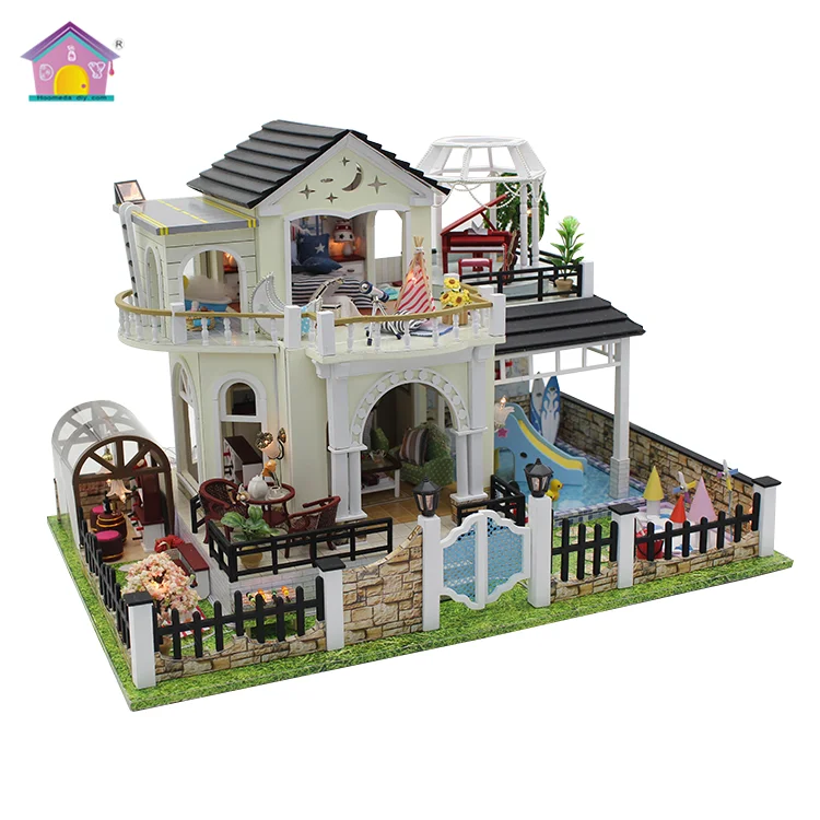 wooden dolls house for boys