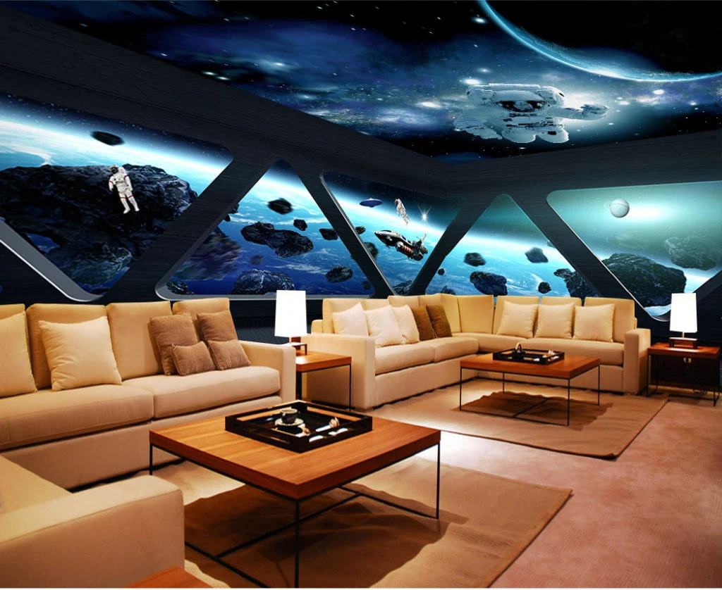 Realistic Space Travel Image Print 3d Wall Buy 3d Wallpaper Walls 3d Design Wall 3d Wall Panels Product On Alibaba Com