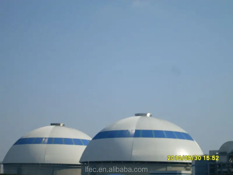 High quality prefabricated steel dome structure coal storage