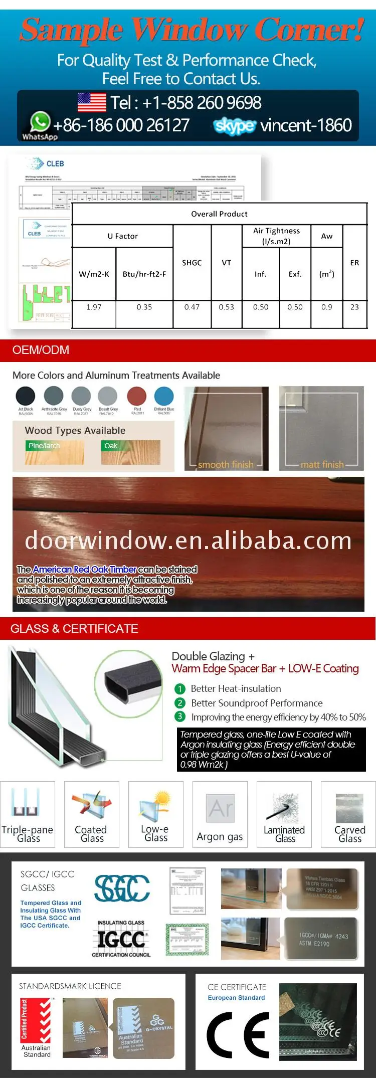 Aluminum casement window hand crank and wooden windows wood doors sash profile price