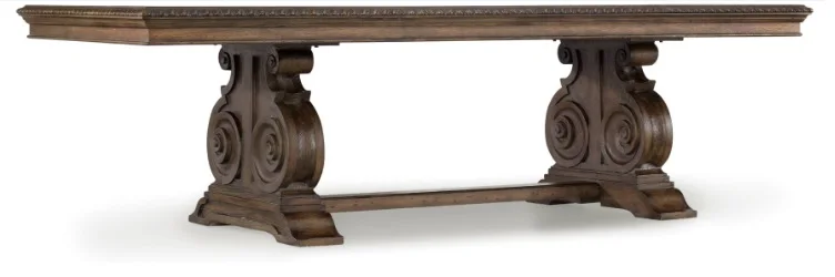 wooden dining table