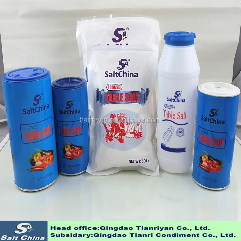 TOP QUALITY PLASTIC SHAKER IODIZED TABLE SALT