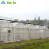 Low Operating Rain Shelter Multi Span Greenhouse for Fruit Grow
