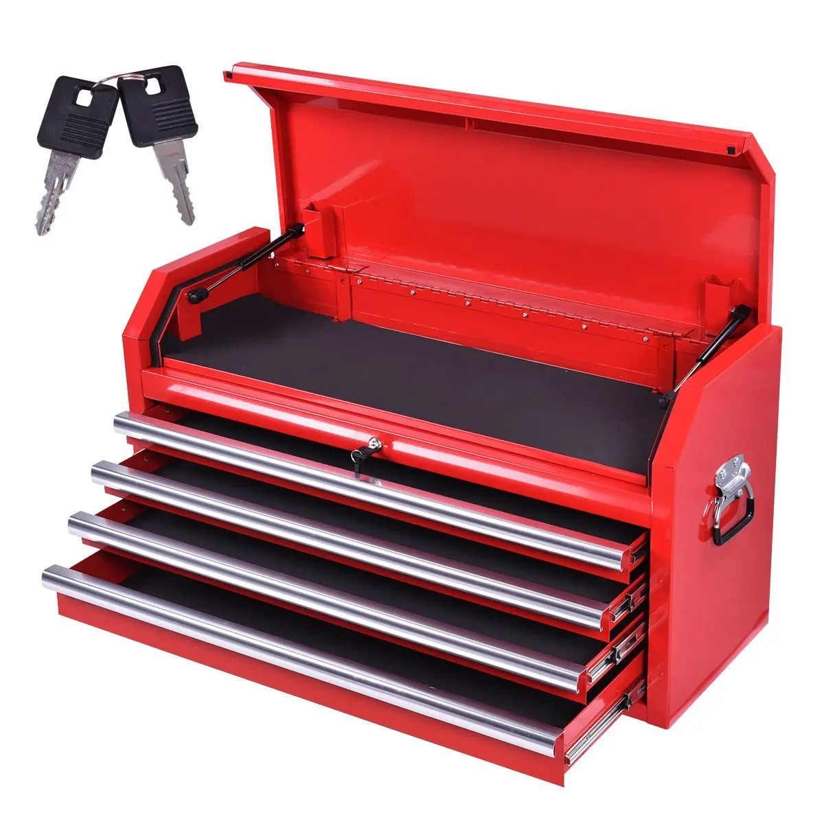 Buy Goplus 36-Inch Portable Metal Tool Box Tool Chest ...