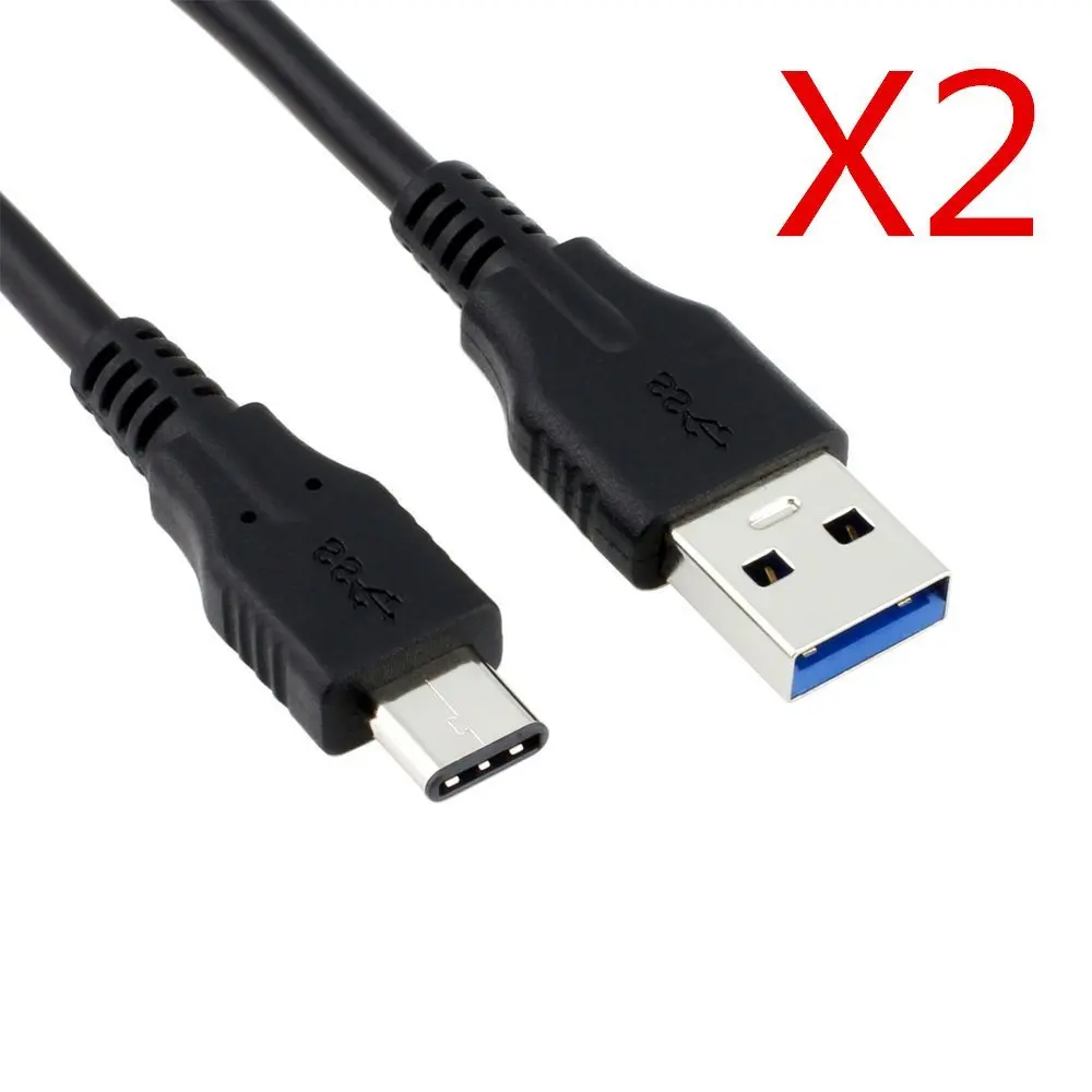 USB Type C Cable, LaoHe(TM) 3.3ft/1M USB 3.0 Type C to Type A (USB-C to USB-A) Cable for Nexus 6P,Nexus 5X,Oneplus 2 and Other Type-C Supported Devices,(2Pack,Black)