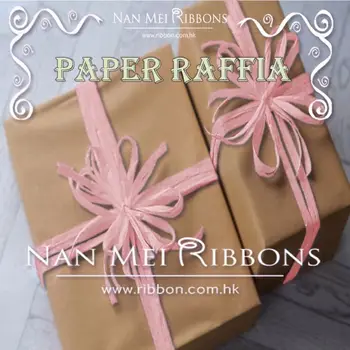 raffia gift wrap