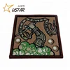 Garment Accessories Maker Merrow Border Custom 3D Brand Name Logo Cartoon Embroidery Patches for Clothing