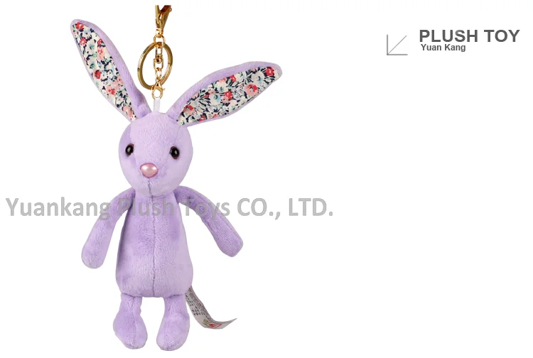 bunny plush keychain