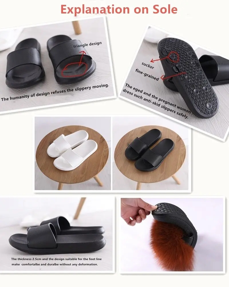 puma fur slippers