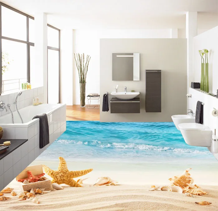 Details about   3D Smooth Sand Starfish Floor WallPaper Murals Wall Print Decal 5D AJ WALLPAPER