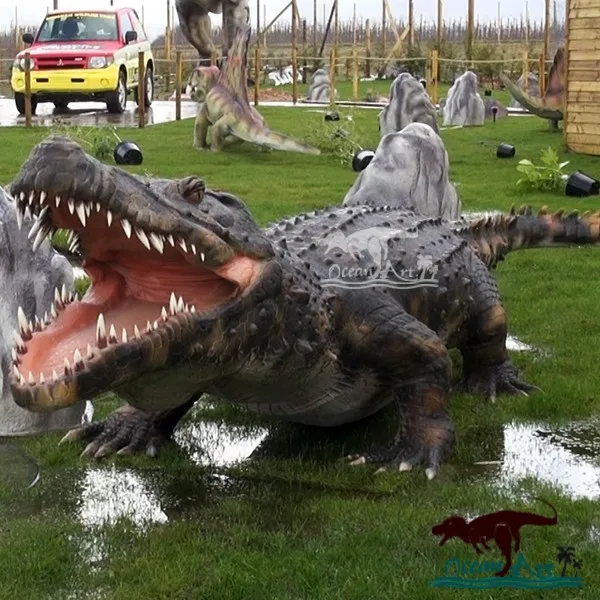 OA1694 Animatronic Realistic Remote Control Crocodile Moving Animals ...